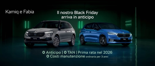 Incredibile BLACK FRIDAY SKODA