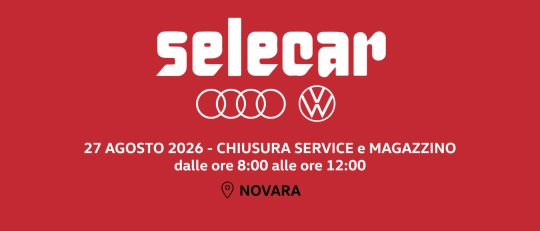 Chiusura temporanea service e magazzino nelle sedi di Novara
