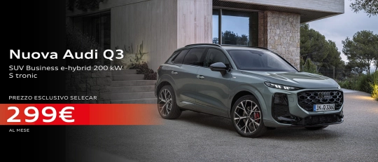 Promo Esclusiva Selecar: Nuova Audi Q3 e-hybrid