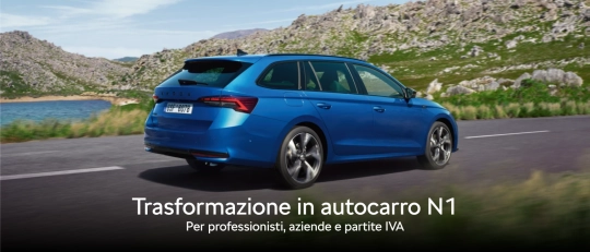 Trasformazione vetture Skoda in autocarro N1