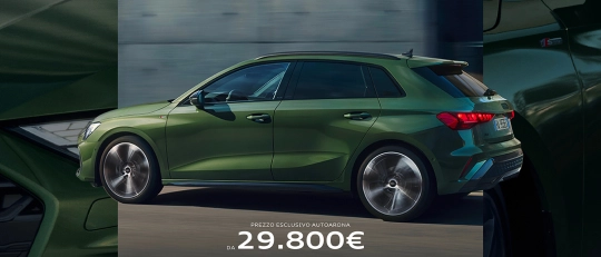 Audi A3 Sportback da 29.800€