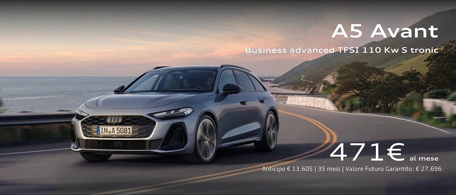 Nuova Audi A5. Raffinata per natura, unica per scelta.