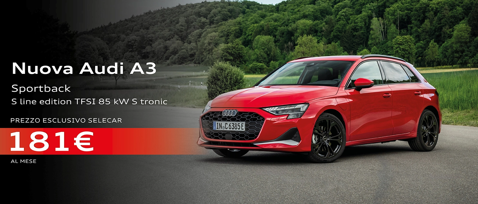 Nuova Audi A3 in promo speciale