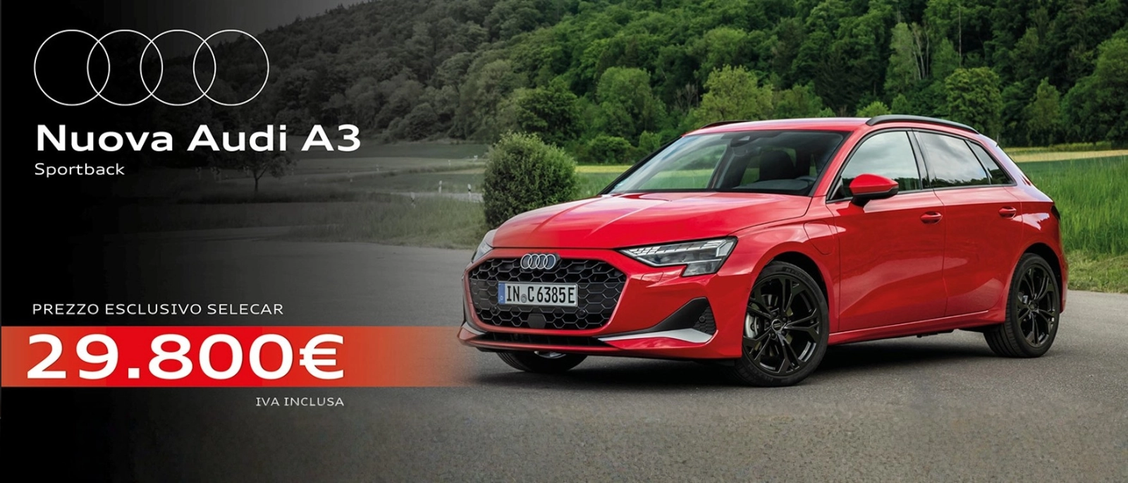 Promo Esclusiva Selecar: Nuova Audi A3