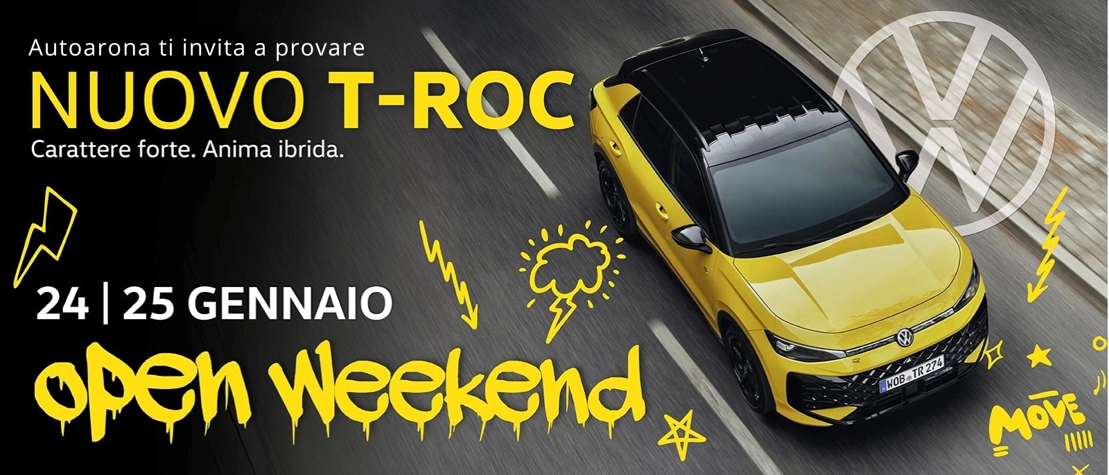 Nuovo T-Roc: molto più di un Open Weekend!